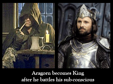 Lord of the Rings- Aragorn’s Battle with His Sub-Conscious